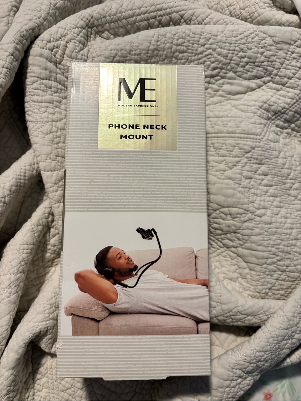 Modern Expressions Black Phone Neck Mount - Flexible Hands-Free Holder